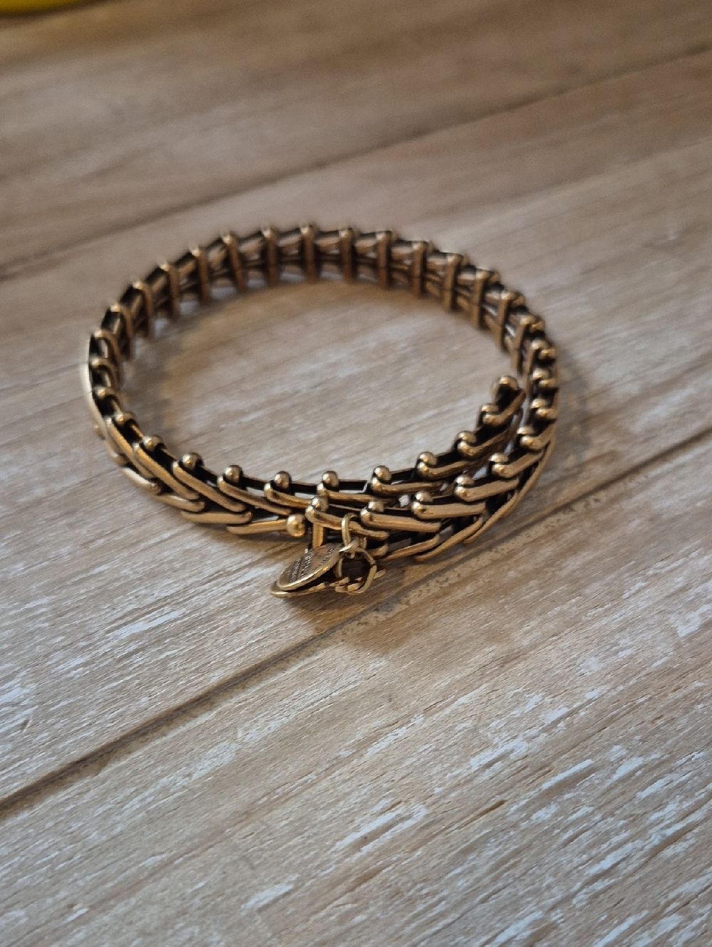 Alex And Ani Vintage Sixry Six Wrap Bracelet Expandable